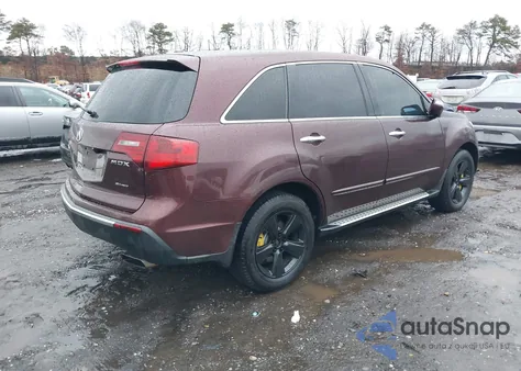 2012 Acura Mdx Technology Package z USA, uszkodzony, nr VIN 2HNYD2H33CH522956